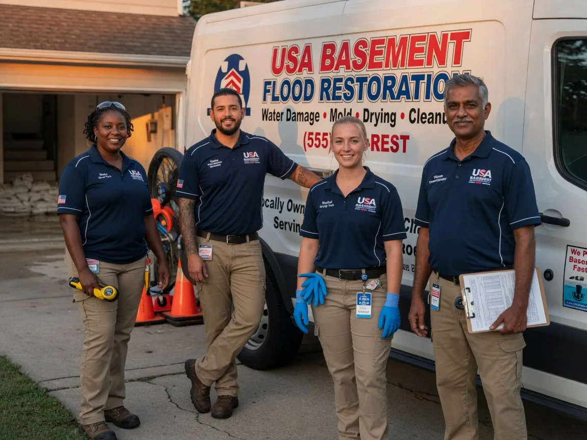 Basement Flood Cleanup company in New Waverly, IN