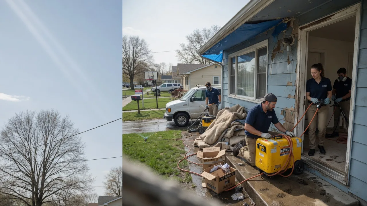 Basement Flood Cleanup in New Waverly, IN near me